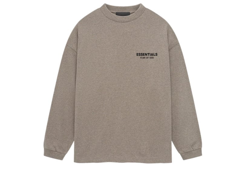 Fear of God Essentials Jersey Long Sleeve T-Shirt Heather Gray