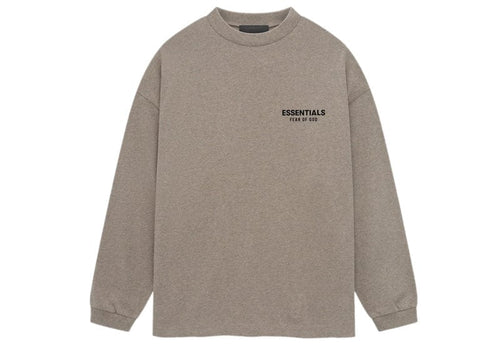 Fear of God Essentials Jersey Long Sleeve T-Shirt Heather Gray