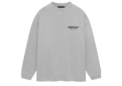 Fear of God Essentials Jersey Long Sleeve T-Shirt Light Heather Gray