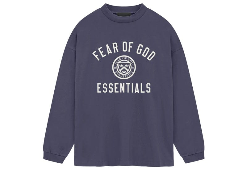 Fear of God Essentials Jersey Long Sleeve Tee Marine