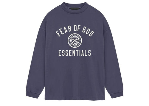 Fear of God Essentials Jersey Long Sleeve Tee Marine