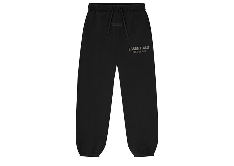 Fear of God Essentials Kids Classic Fleece Sweatpant (FW25) Jet Black (10 Years)