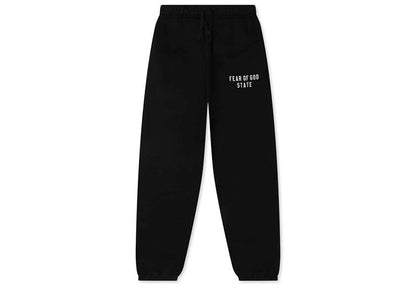Fear of God Essentials Kids Classic Fleece Sweatpant Jet Black (6/7 Years)