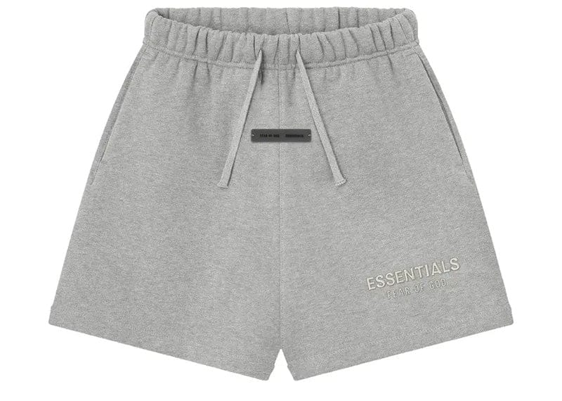 Fear of God Essentials Kids Classic Fleece Sweatshort Heather Stone (8 Years)