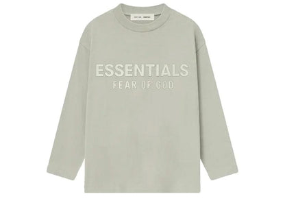 Fear of God Essentials Kids Classic Long Sleeve Tee Abbey Stone (10 Years)