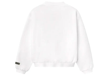 Fear of God Essentials Kids Fleece Crewneck Cloud White (6/7 Years)