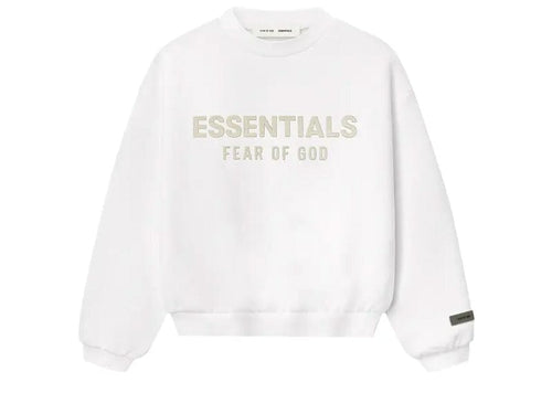 Fear of God Essentials Kids Fleece Crewneck Cloud White (6/7 Years)