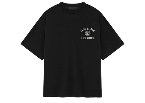 Fear of God Essentials Kids Jersey Crewneck II Tee (FW24) Black (4/5 Years)