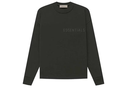 Fear of God Essentials Long Sleeve Tee Off Black