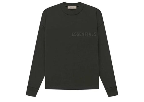 Fear of God Essentials Long Sleeve Tee Off Black