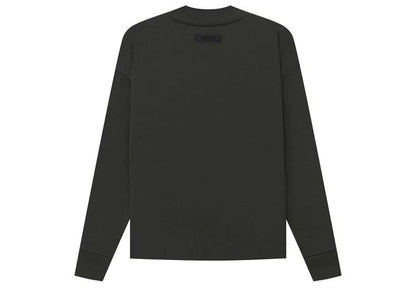 Fear of God Essentials Long Sleeve Tee Off Black
