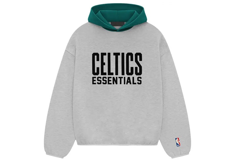 Fear of God Essentials NBA Celtics Hoodie Light Heather