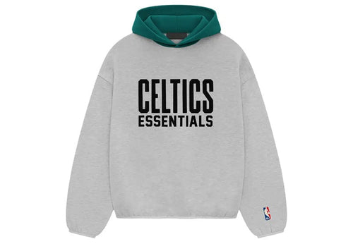 Fear of God Essentials NBA Celtics Hoodie Light Heather