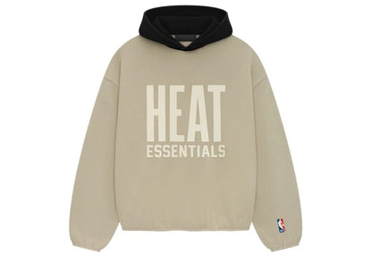 Fear of God Essentials NBA Heat Hoodie Wheat