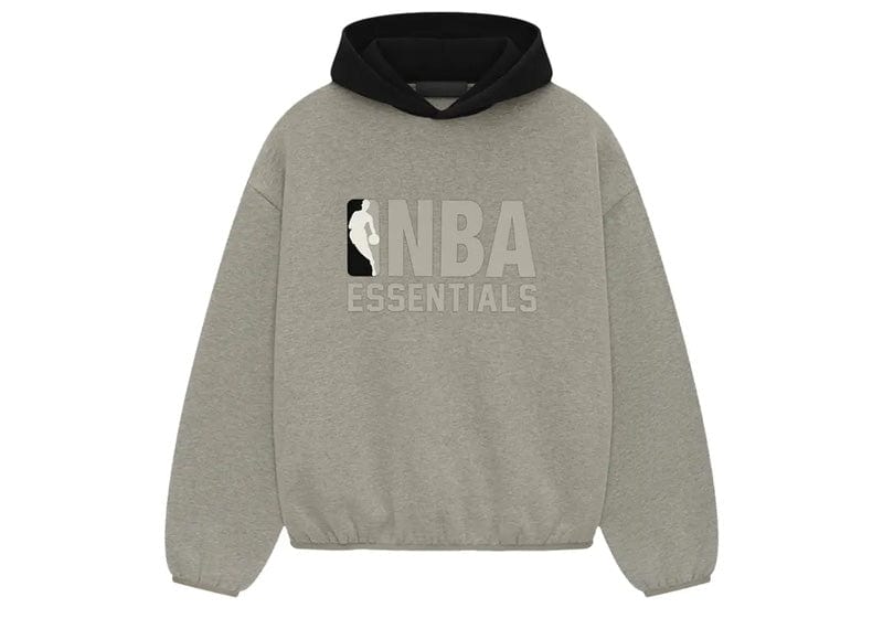 Fear of God Essentials NBA Hoodie Warm Heather/Black