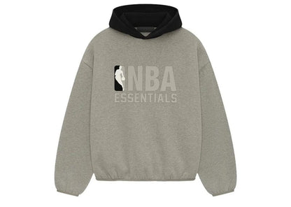 Fear of God Essentials NBA Hoodie Warm Heather/Black