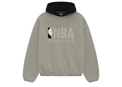Fear of God Essentials NBA Hoodie Warm Heather/Black