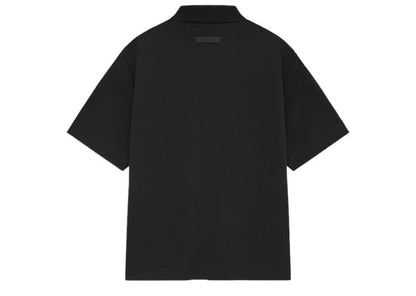 Fear of God Essentials Pique Polo (FW24) Black