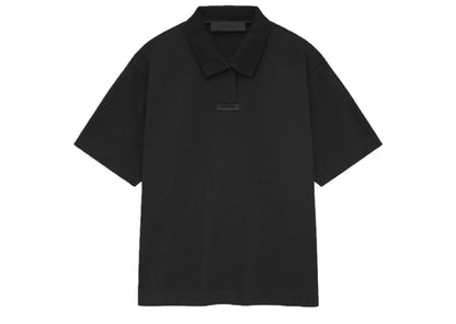Fear of God Essentials Pique Polo (FW24) Black