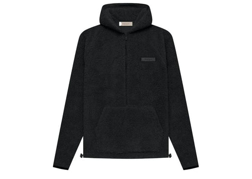 Fear of God Essentials Polar Fleece Half Zip Hoodie Iron