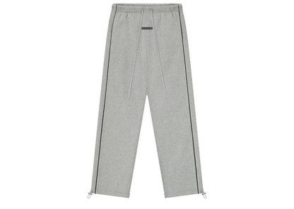 Fear of God Essentials Relaxed Fleece Piping Sweatpant Concrete Heather/Black