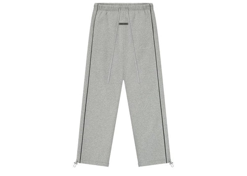 Fear of God Essentials Relaxed Fleece Piping Sweatpant Concrete Heather/Black