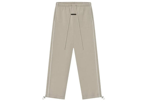 Fear of God Essentials Relaxed Fleece Piping Sweatpant Timber/Cloud White