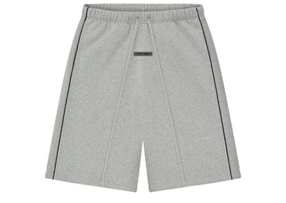 Fear of God Essentials Relaxed Fleece Piping Sweatshort Concrete Heather/Black