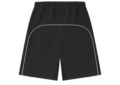 Fear of God Essentials Relaxed Fleece Piping Sweatshort Jet Black/Cloud White