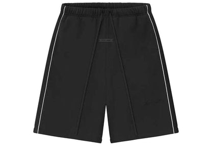 Fear of God Essentials Relaxed Fleece Piping Sweatshort Jet Black/Cloud White