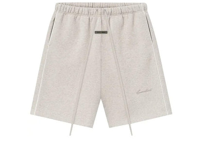 Fear of God Essentials Relaxed Fleece Piping Sweatshorts Heather Stone