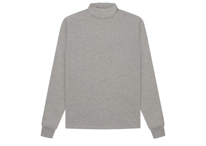 Fear of God Essentials Relaxed Mockneck (SS22) Dark Oatmeal