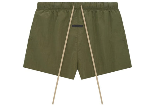 Fear of God Essentials Ripstop Running Shorts Military