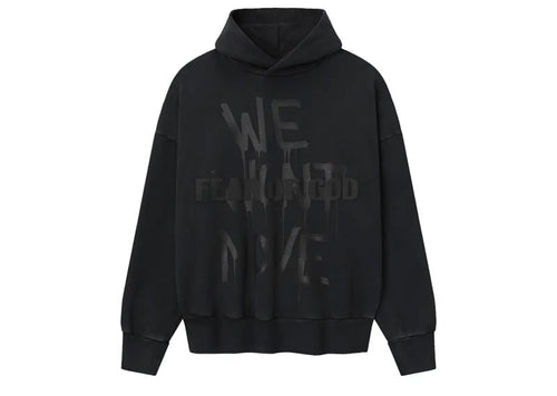 Fear of God We Won't Move Hoodie Black