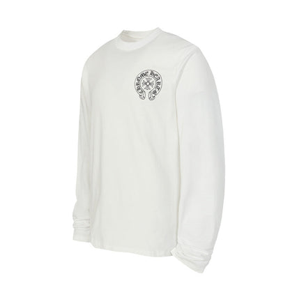 Chrome Hearts Horshoe - Long Sleeve White