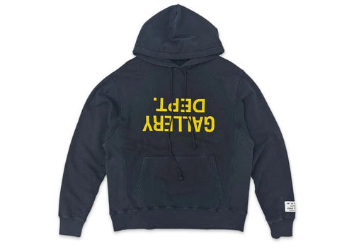 Gallery Dept. Reverse Print Hoodie Black