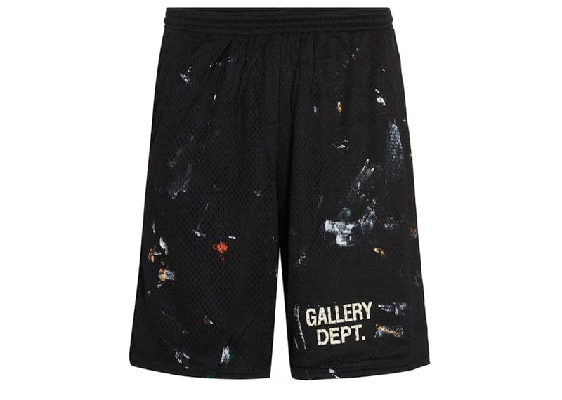 Gallery Dept. Studio Gym Paint Shorts Black/White
