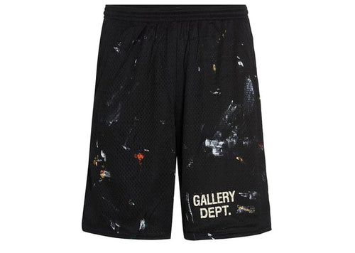 Gallery Dept. Studio Gym Paint Shorts Black/White
