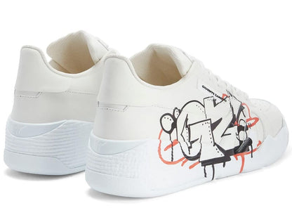 Giuseppe Zanotti Talon Graphic Print Sneakers White