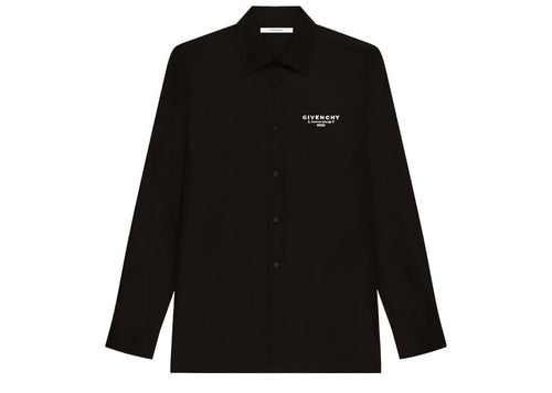 Givenchy Long Sleeve Shirt Logo Black