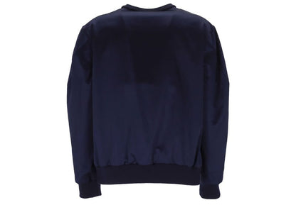 Givenchy Satin Sweater Logo Navy