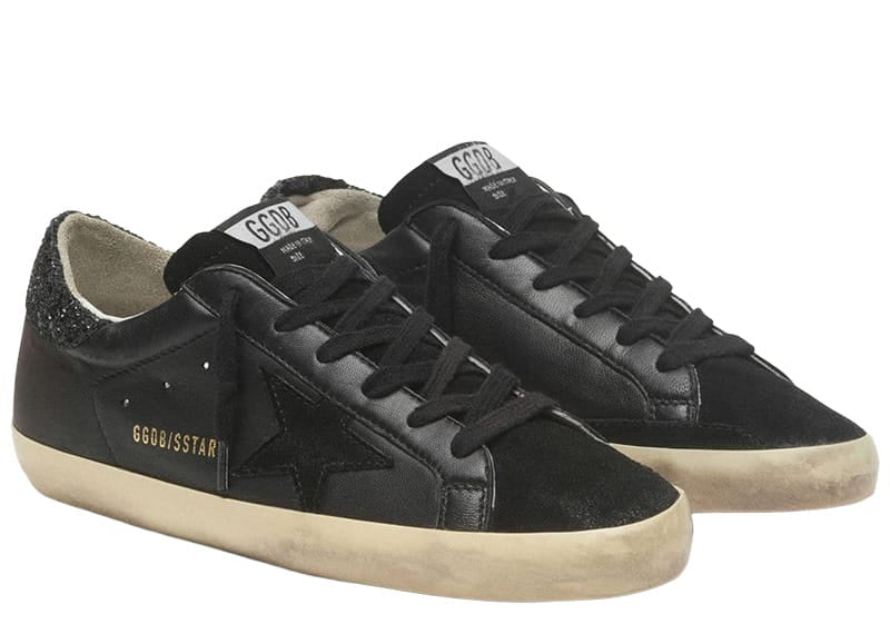 Golden Goose Superstar Classic Glitter Heel Black (W)