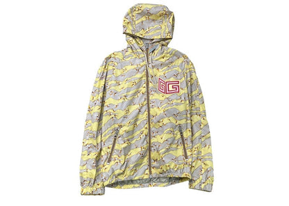 Gucci GG Patch Star Design Jacket Yellow Grey