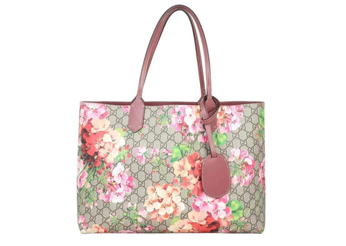 Gucci GG Supreme Blooms Reversible Tote