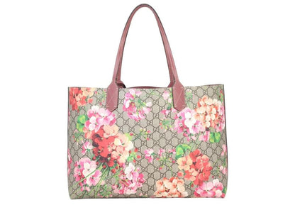 Gucci GG Supreme Blooms Reversible Tote