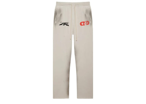 Hellstar If You Dont Like Us Beat Us Track Trousers - Cream