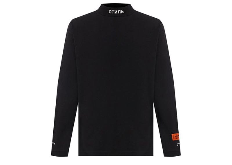 Heron Preston L/S Turtleneck CTNMB Black/White