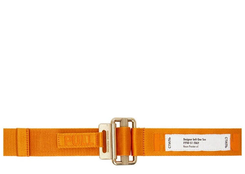 Heron Preston Tape Belt Orange/Gold