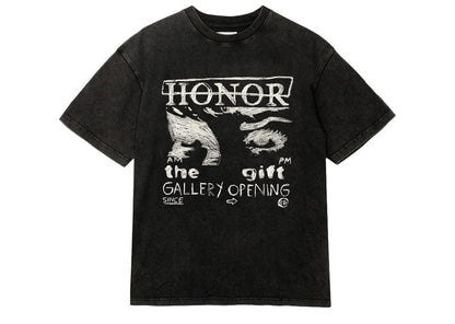 Honor The Gift Art That Reflects Tee Black