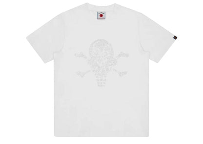 IceCream Rhinestone Cones & Bones Tee White